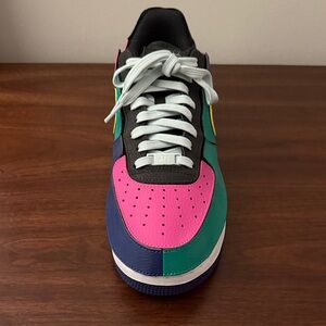 Nike Air Force 1 Low Multicolor Pink Green Yellow Blue Size 10